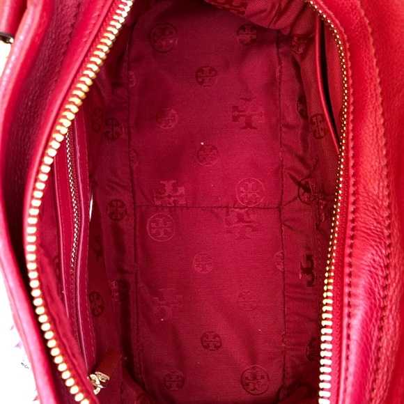 Tory Burch Amanda Mini Satchel in Auburn NWT - Picture 11 of 13